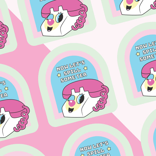 Spill Some Tea  | Sticker