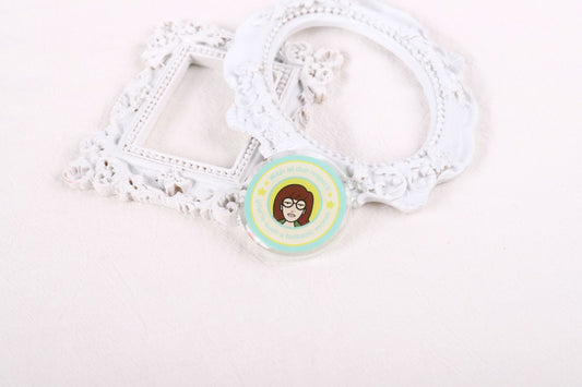 With all due respect | Acrylic Pin