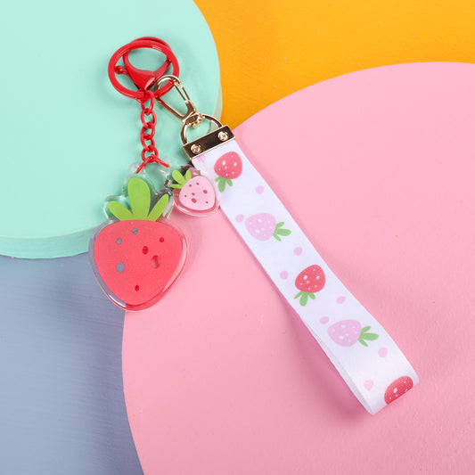 Strawberry Sweetness | Lanyard Keychain