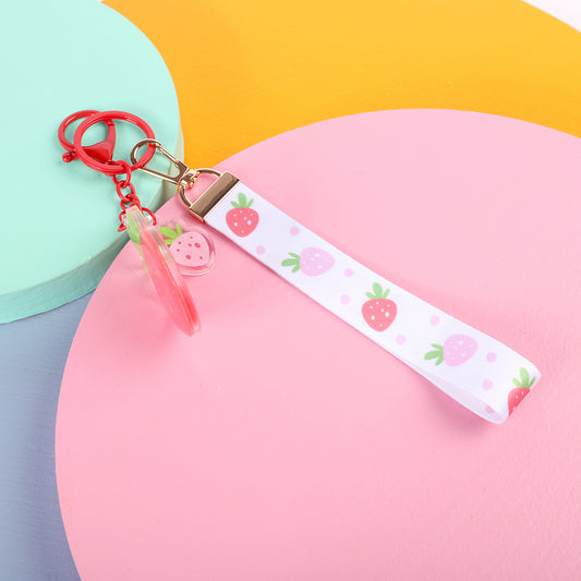 Strawberry Sweetness | Lanyard Keychain