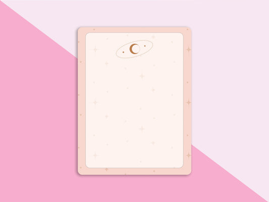 Gold Moon | 50 Sheets Notepad