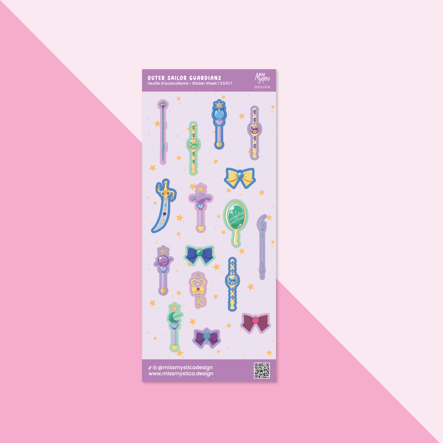 Outer Sailor Guardians | Sticker Sheet
