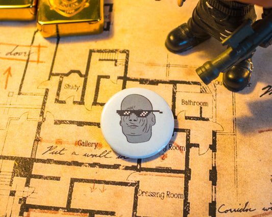 Stylish Nemesis & Mr. X Resident Evil Pins Buttons | Resident Evil Button Pins