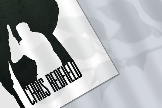 Resident Evil 1-Resident Evil 8 Chris Redfield Art Print | Past and Present Game Art