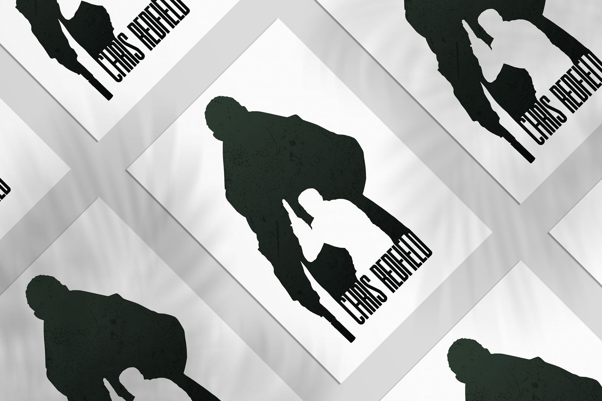 Resident Evil 1-Resident Evil 8 Chris Redfield Art Print | Past and Present Game Art