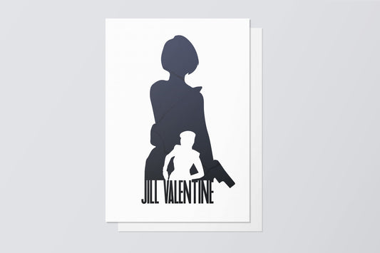 Resident Evil 1-Resident Evil 3 Jill valentine Art Print | Past and Present Game Art
