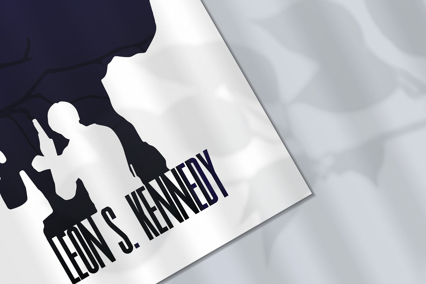 Resident Evil 1-Resident Evil 4 Leon Scott Kennedy Art Print | Past and Present Game Art