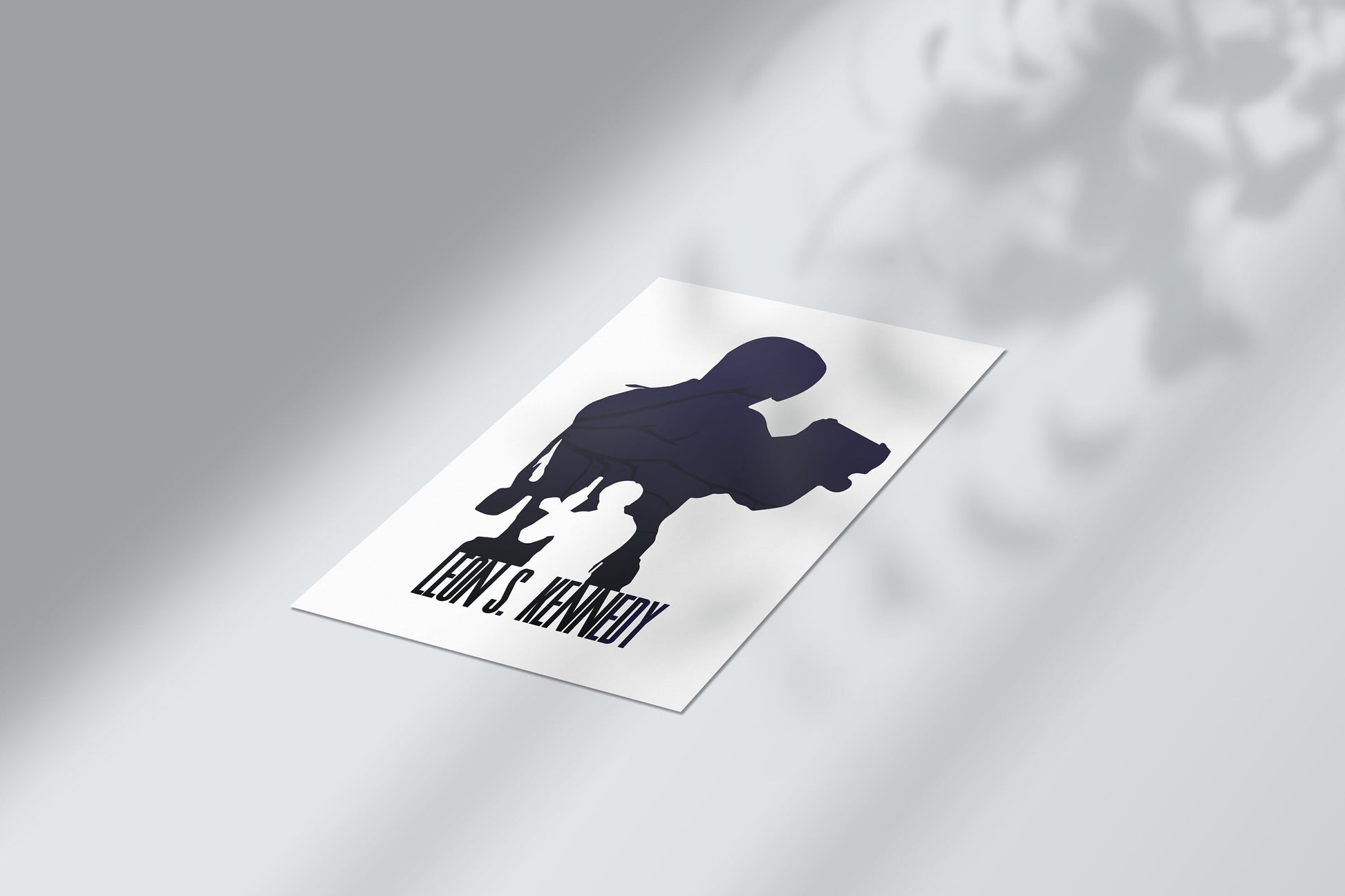 Resident Evil 1-Resident Evil 4 Leon Scott Kennedy Art Print | Past and Present Game Art