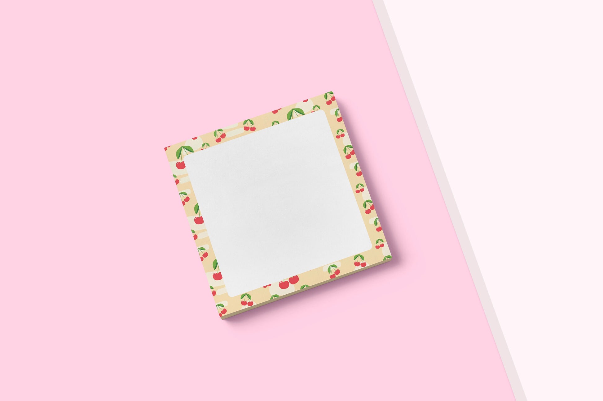 Sweet Cherry | 50 Sheets | Fun & Functional Desk Accessory | Cute Stationery Gift