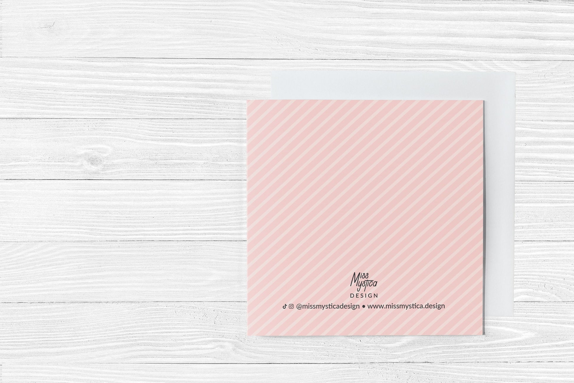Moonie Birthday Greeting Card | .5" Foil-Matte Square with Blank Envelope | Unique Birthday Greeting & Personal Touch Gift