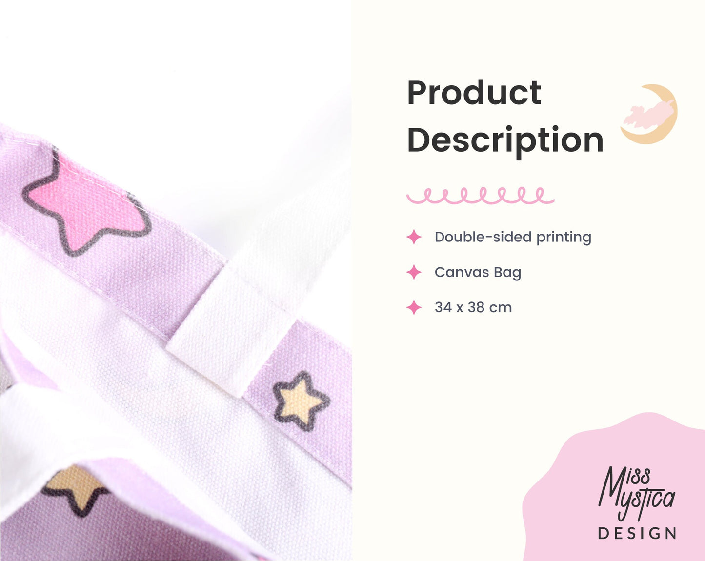 Usagi Tote Bag | Canvas Reusable Shopping Bag | Cute Bunny | Sailor Senshi
