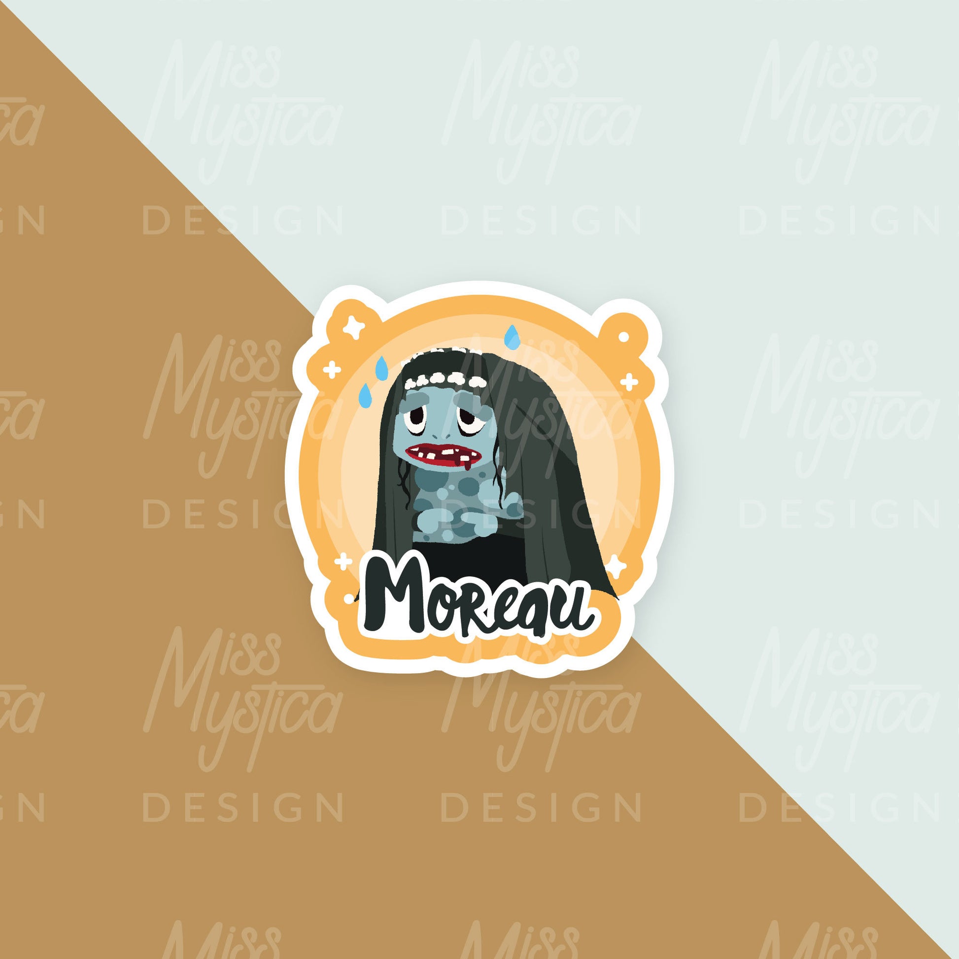 Resident Evil 8 Village Puppet Stickers (SET OF 5) | Lady Dimitrescu, Karl Heisenberg, Salvatore Moreau, Angie and Miranda