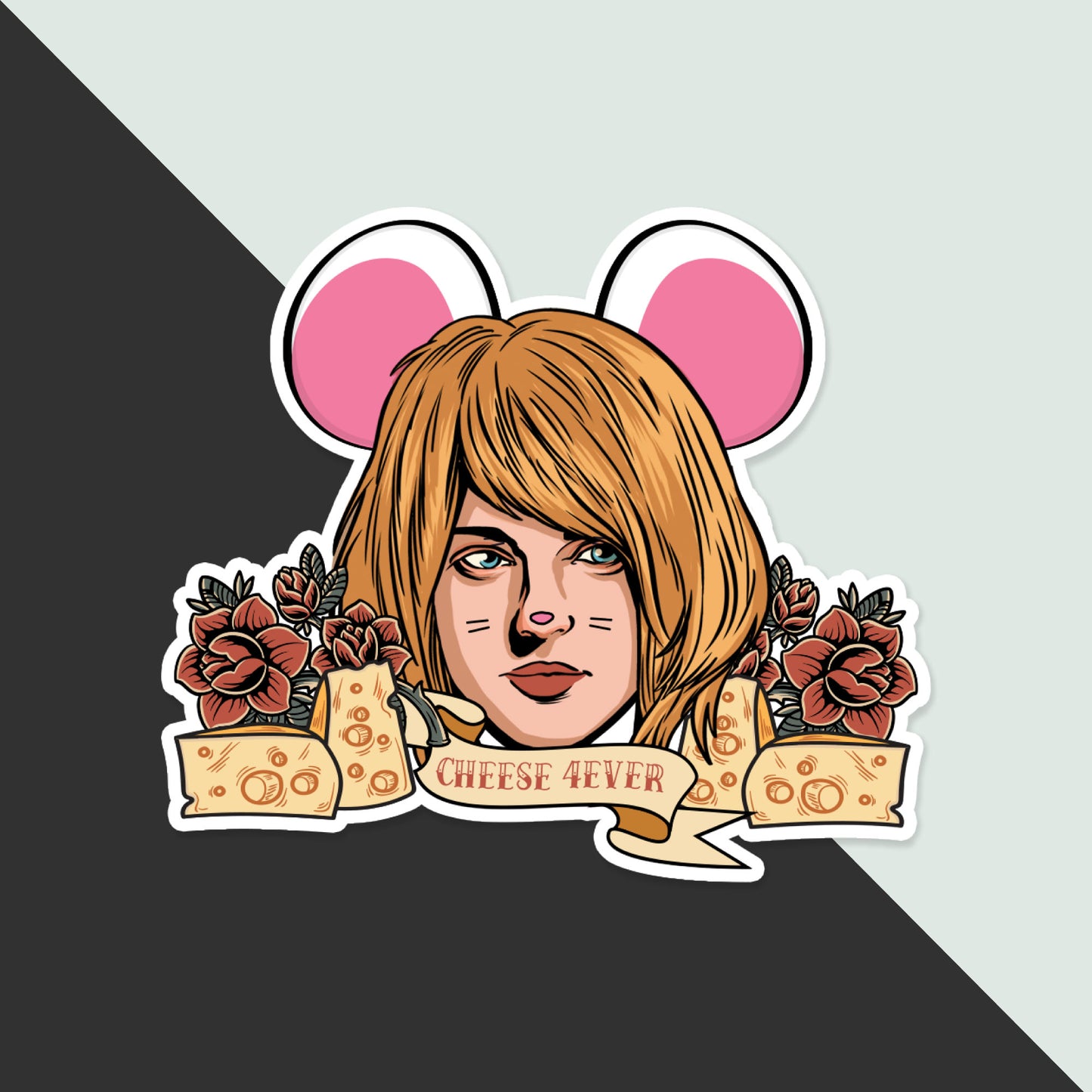 RE 4 Ashley Graham Cheese 4ver | Autocollant