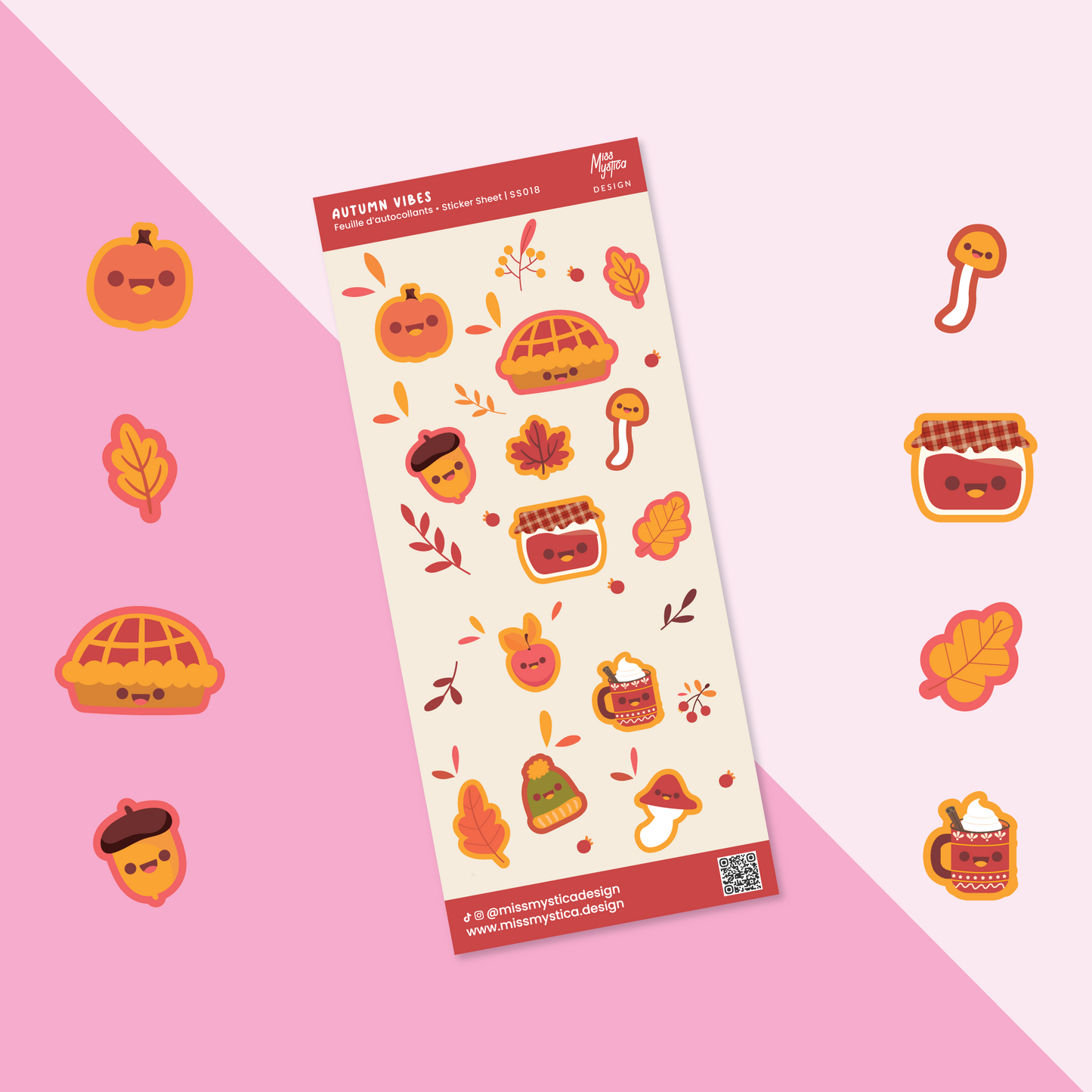 Autumn Vibes | Sticker Sheet