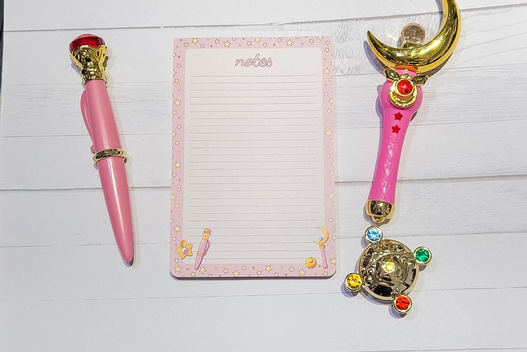 Oopsies S-Grade Magical Girl Moon Memo Notepad | Memopad | Kawaii Stationery | 50 Sheets