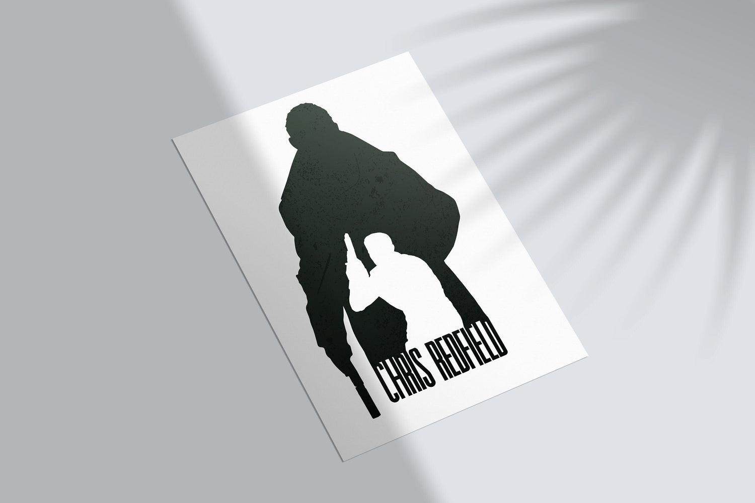 Resident Evil 1-Resident Evil 8 Chris Redfield Art Print | Past and Present Game Art