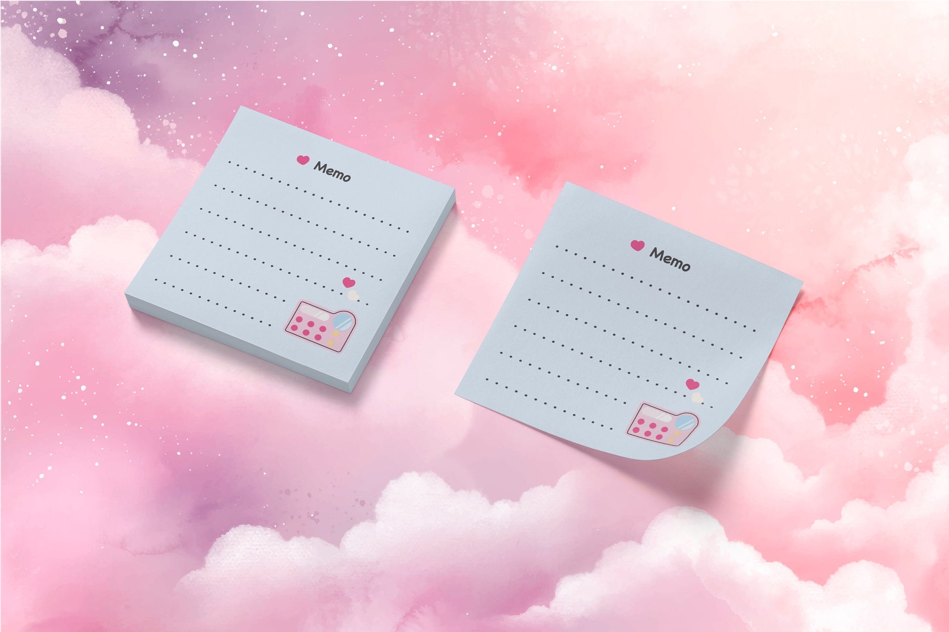 Magical Girl Moonie Communicator Memo Sticky Notes | 50 Sheets