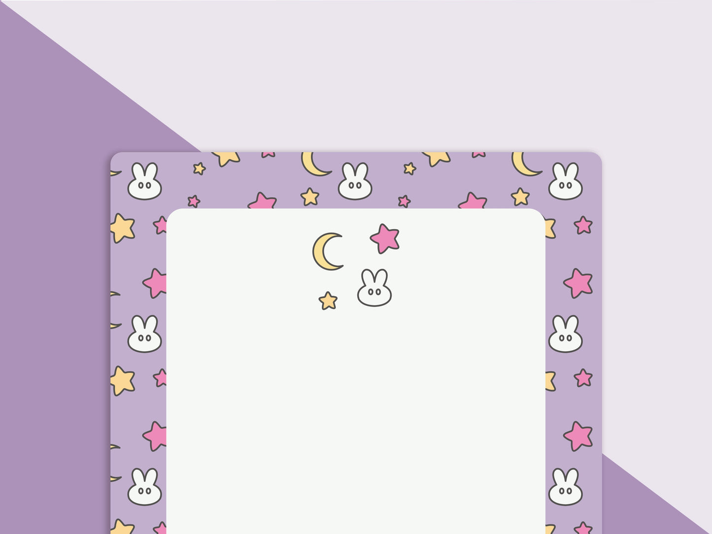 Usagi Notepad | Memopad | Stationery Pad | Kawaii Pad | Letter Paper | 50 Sheets