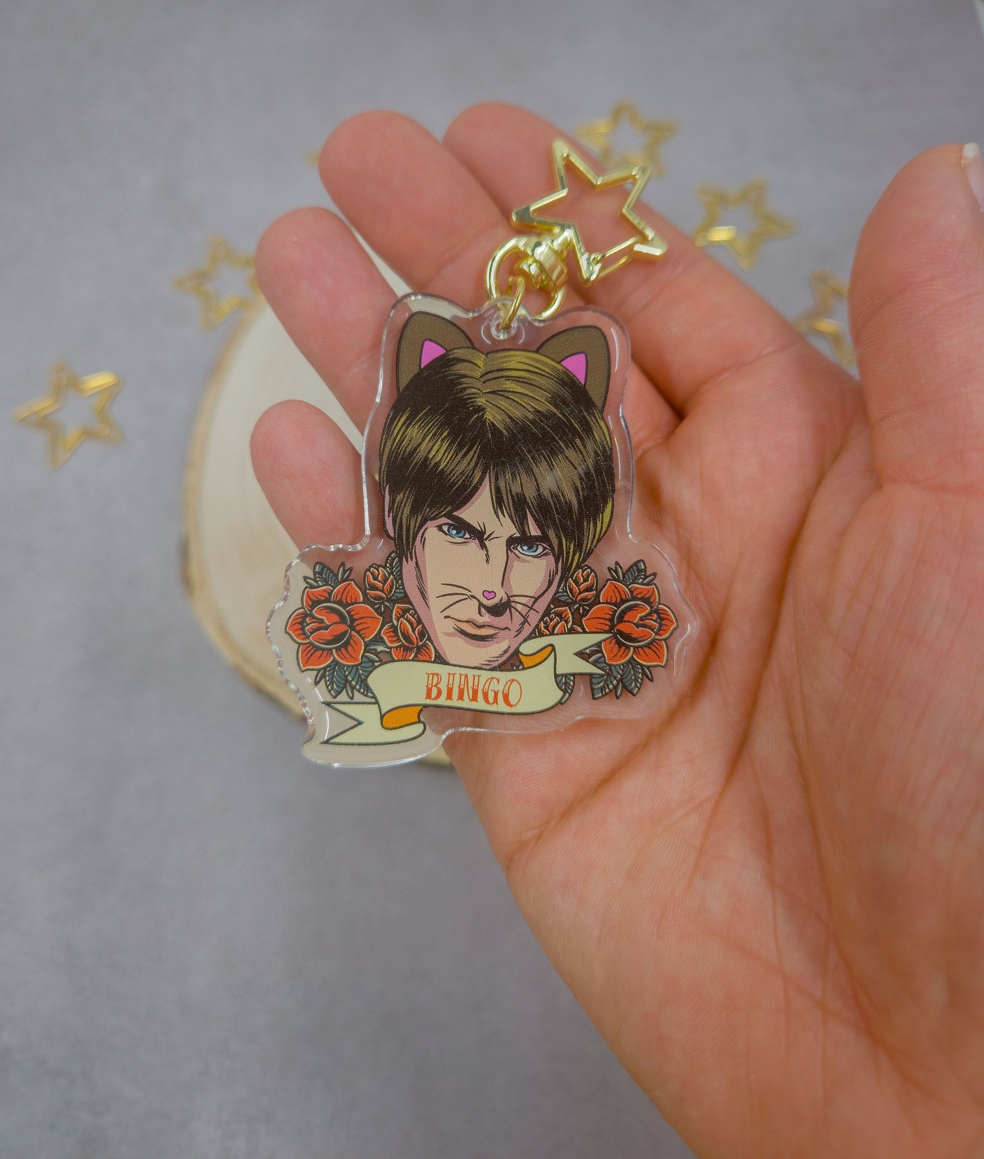 Resident Evil 4 Leon Ashley Keychain