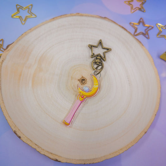 Moon Stick Keychain | Magical Girl Moonie