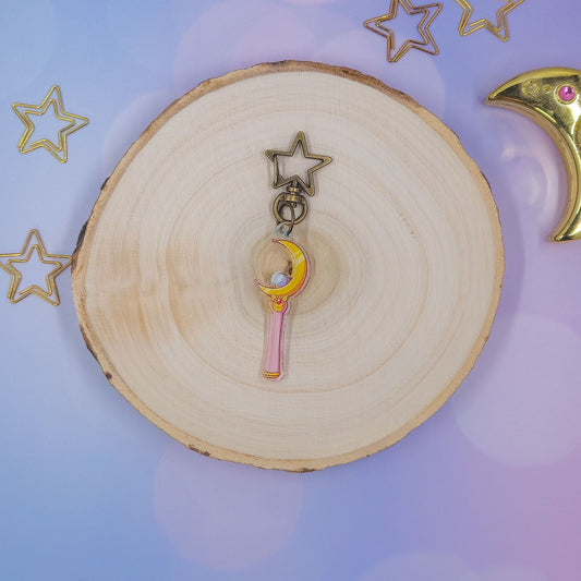 Moon Stick Keychain | Magical Girl Moonie