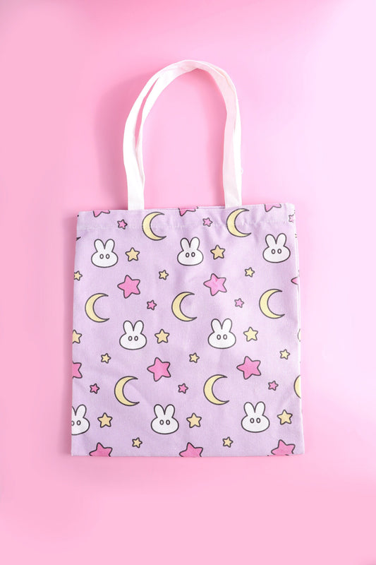 Usagi Tote Bag | Canvas Reusable Shopping Bag | Cute Bunny | Sailor Senshi