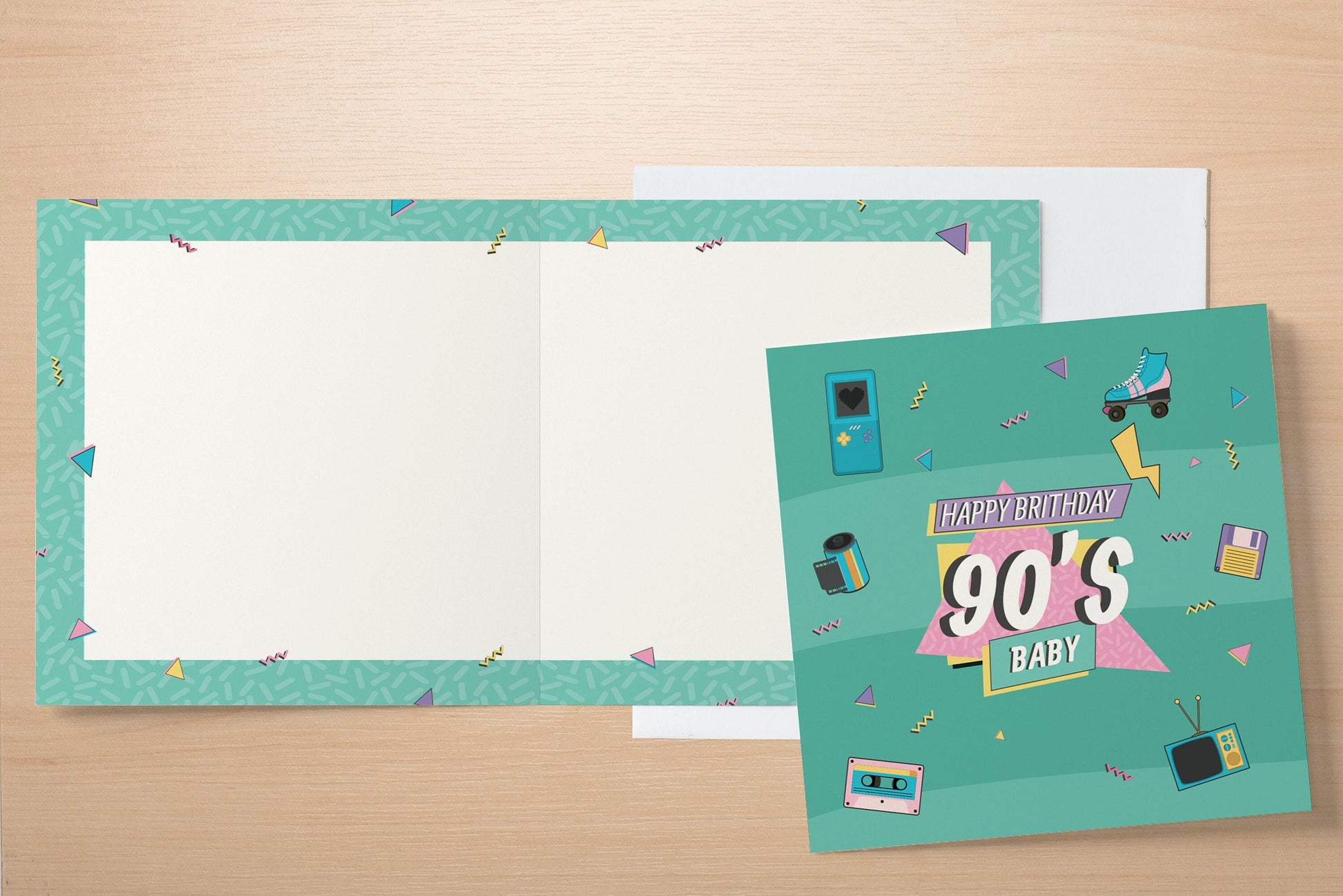 90's Baby Birthday Greeting Card